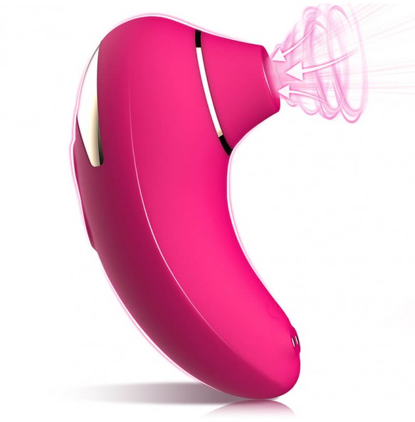 RITA - Mini Suction Clitoral Stimulation Vibrator (Chargeable - Red Rose)